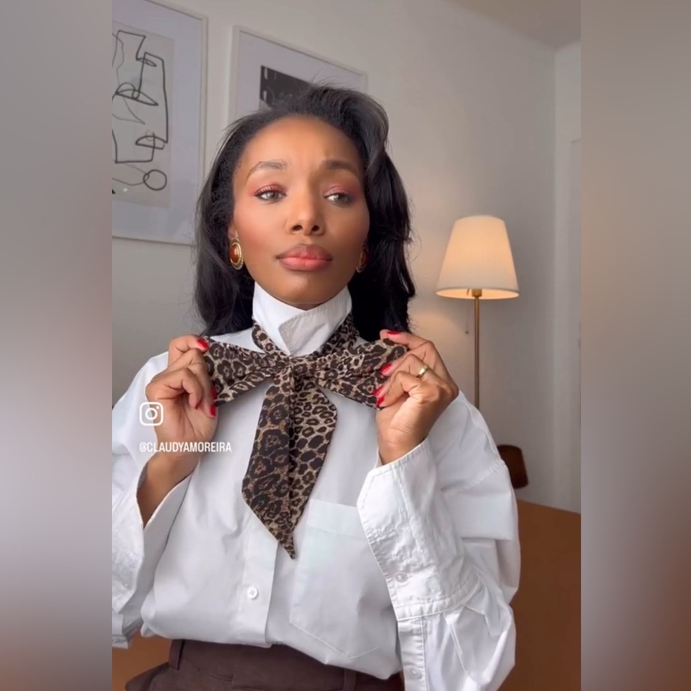 The Best Way to Tie a Scarf Video #4 FREE To Watch